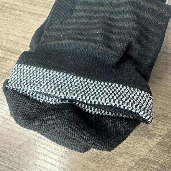 NWT Nike Unisex Spark Cushioned No Show Run Socks Black Size Large (CU7201-010) - Picture 4 of 12